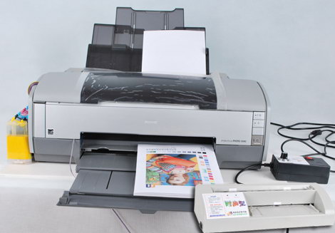 怎样用彩色打印机印名片?